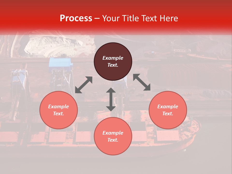 A Picture Of A Train On A Train Track PowerPoint Template