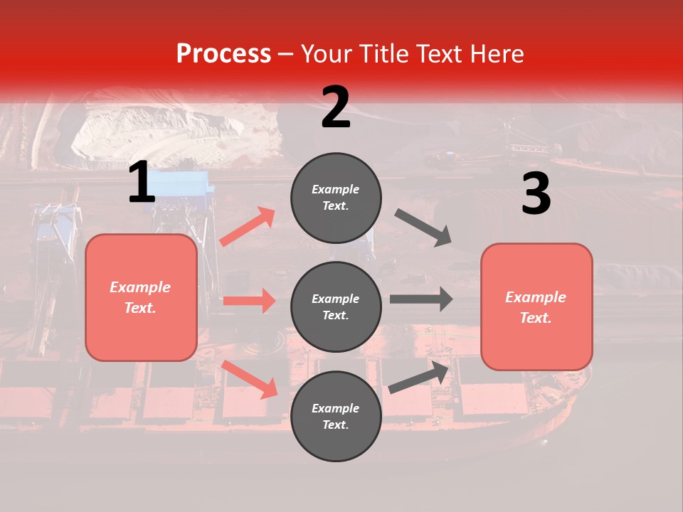 A Picture Of A Train On A Train Track PowerPoint Template