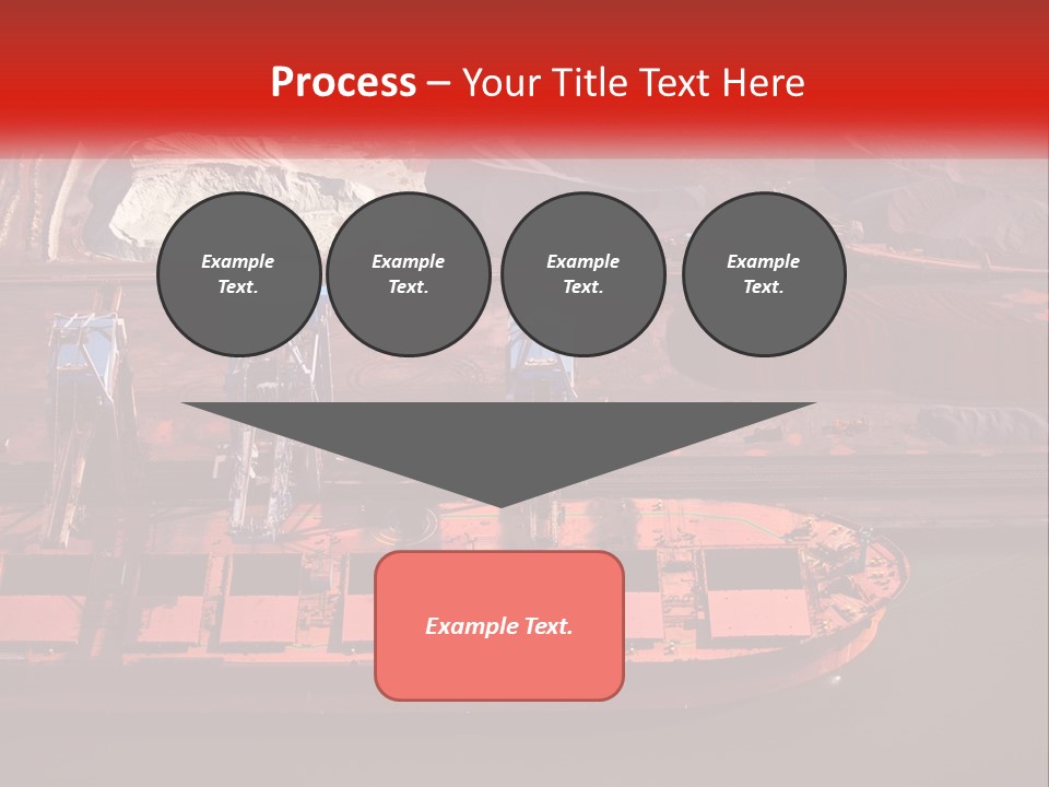 A Picture Of A Train On A Train Track PowerPoint Template
