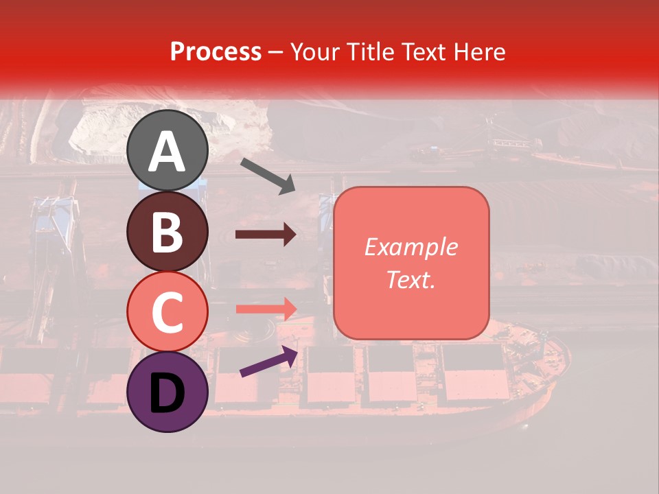A Picture Of A Train On A Train Track PowerPoint Template