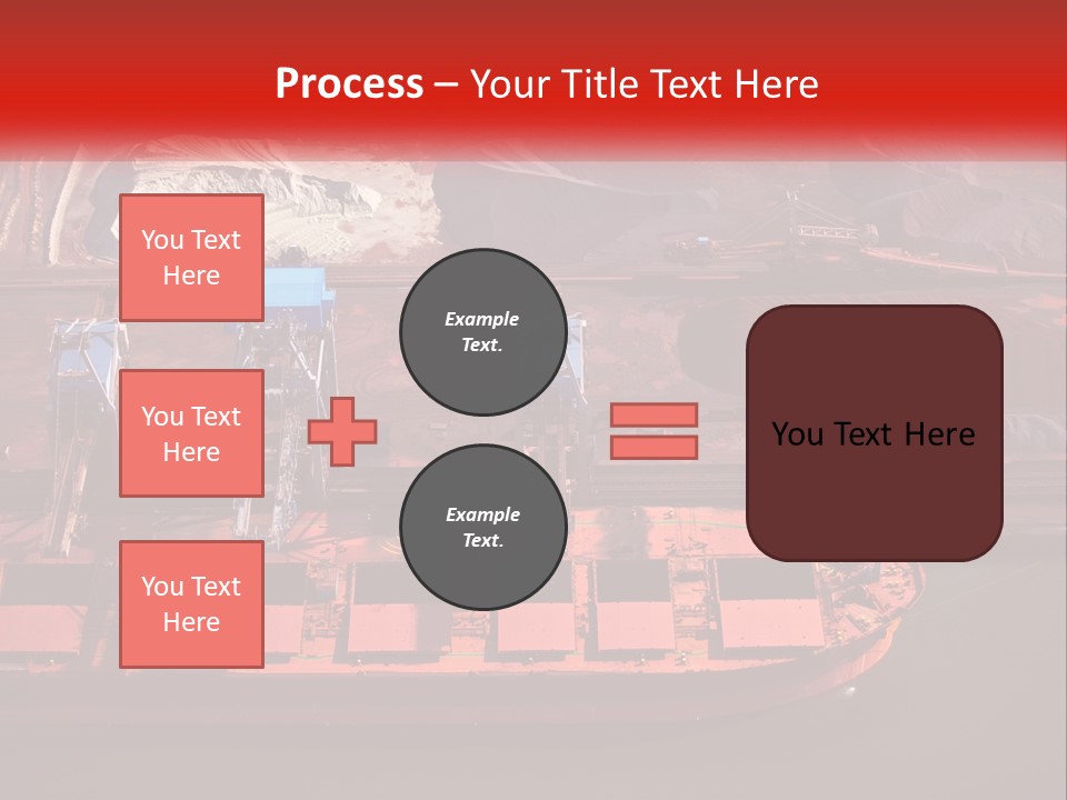 A Picture Of A Train On A Train Track PowerPoint Template