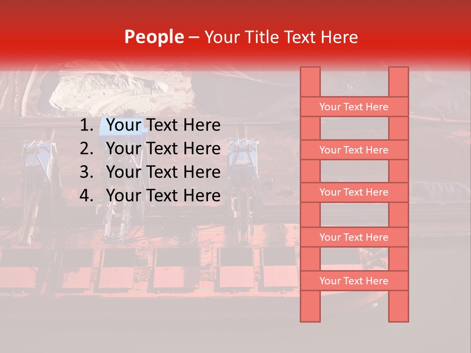 A Picture Of A Train On A Train Track PowerPoint Template