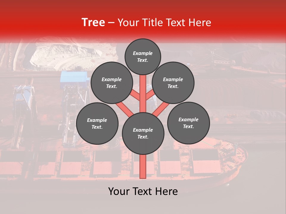 A Picture Of A Train On A Train Track PowerPoint Template