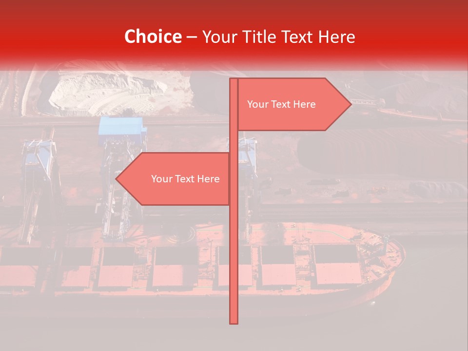 A Picture Of A Train On A Train Track PowerPoint Template