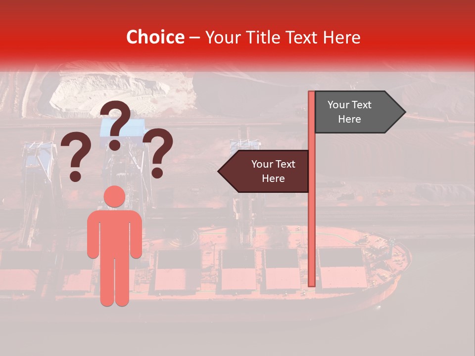 A Picture Of A Train On A Train Track PowerPoint Template