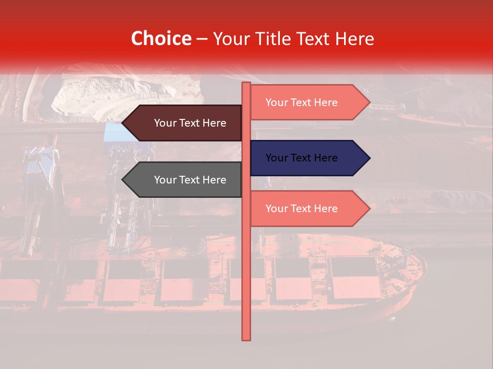 A Picture Of A Train On A Train Track PowerPoint Template