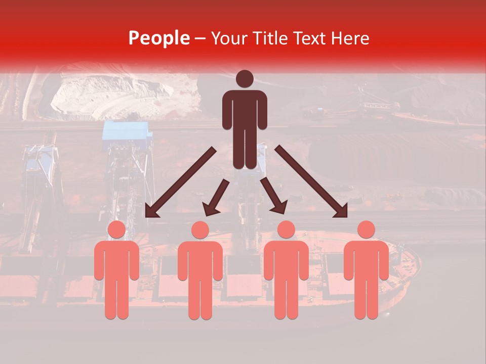 A Picture Of A Train On A Train Track PowerPoint Template