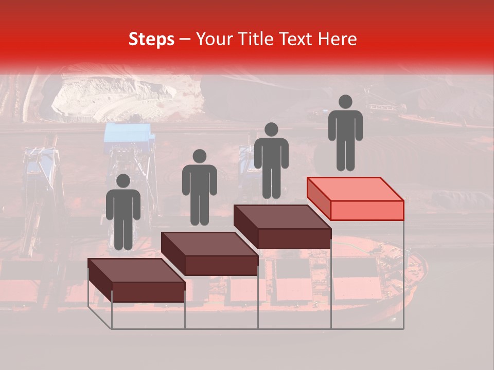 A Picture Of A Train On A Train Track PowerPoint Template