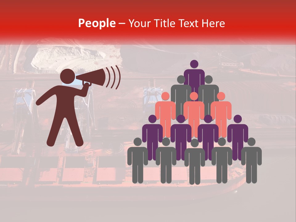 A Picture Of A Train On A Train Track PowerPoint Template