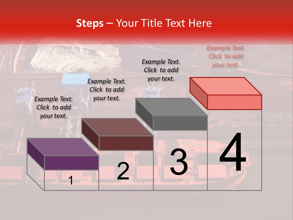 A Picture Of A Train On A Train Track PowerPoint Template