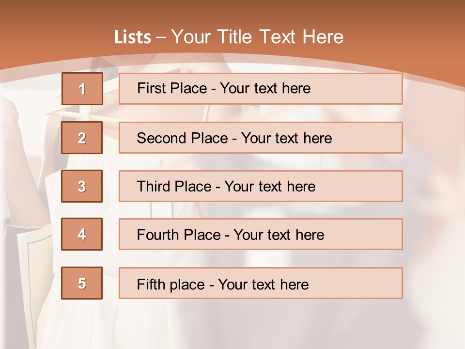 A Woman Is Looking At Her Clothes In The Mirror PowerPoint Template