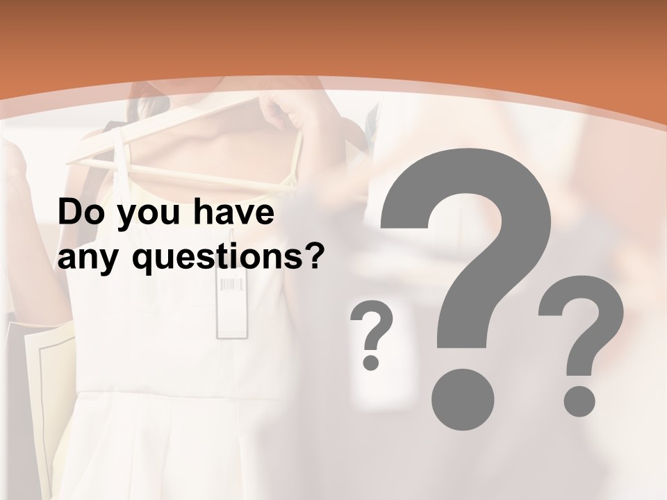 A Woman Is Looking At Her Clothes In The Mirror PowerPoint Template