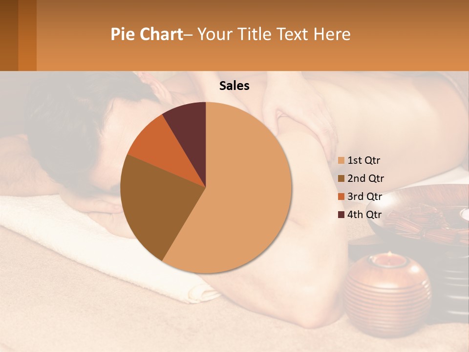 A Man Getting A Back Massage At A Spa PowerPoint Template