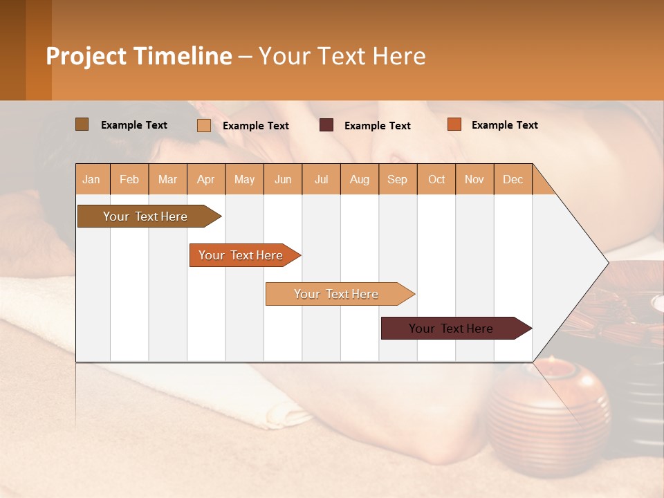 A Man Getting A Back Massage At A Spa PowerPoint Template