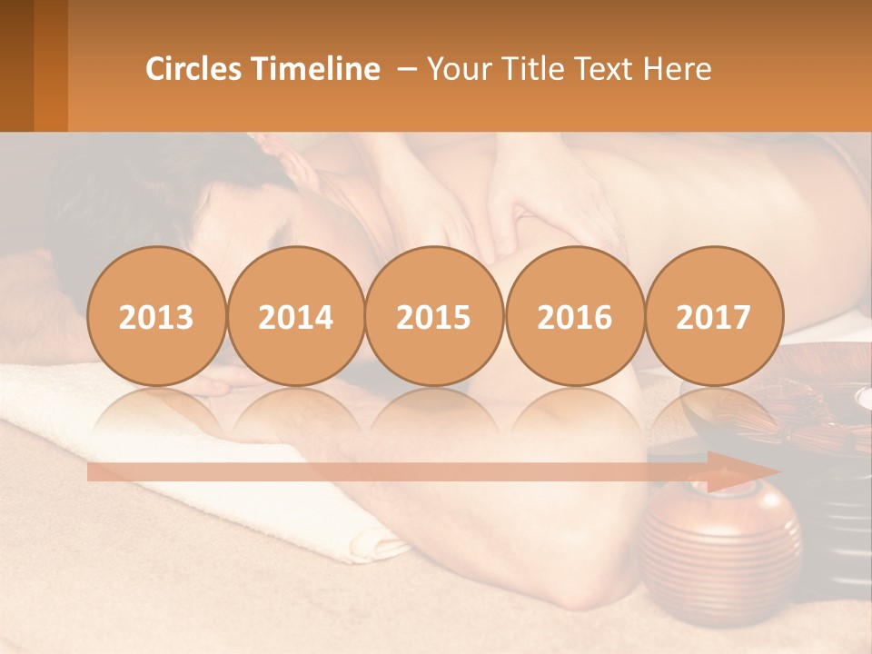 A Man Getting A Back Massage At A Spa PowerPoint Template