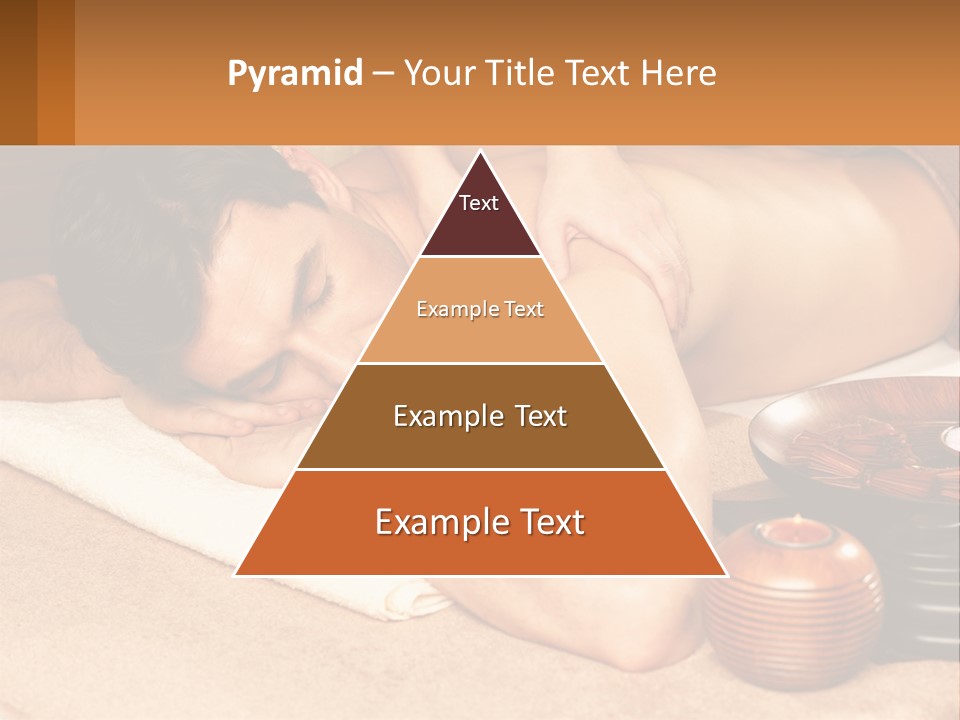 A Man Getting A Back Massage At A Spa PowerPoint Template