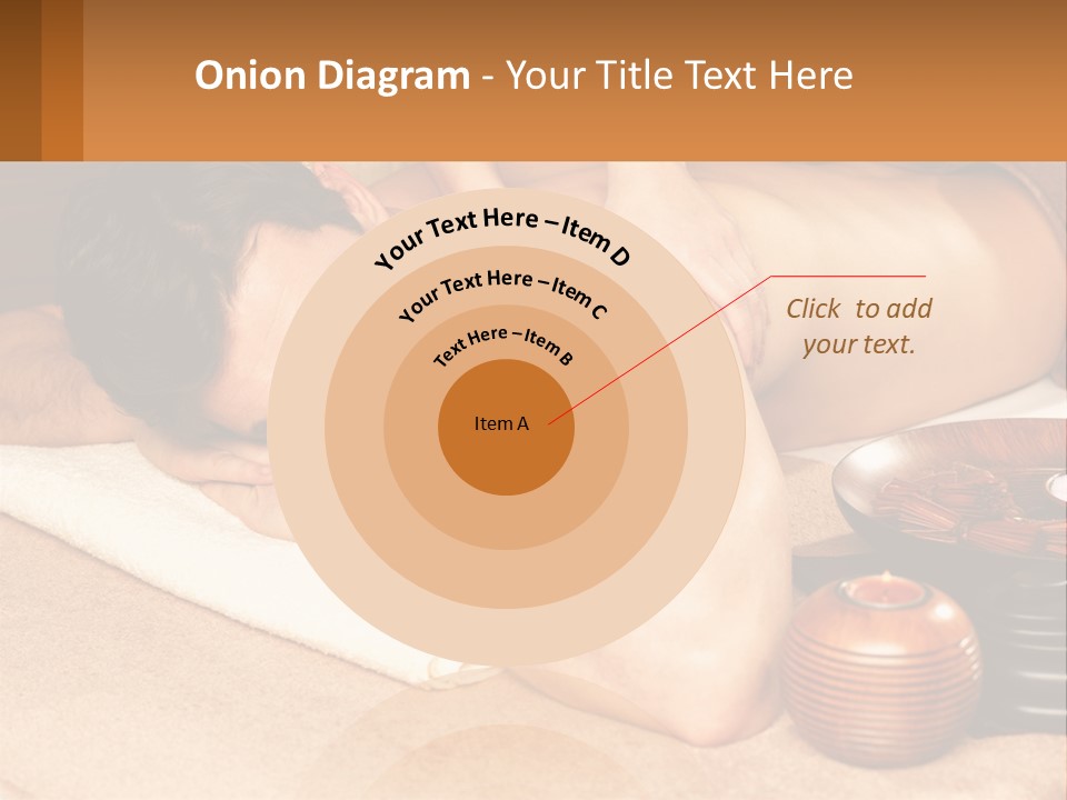 A Man Getting A Back Massage At A Spa PowerPoint Template