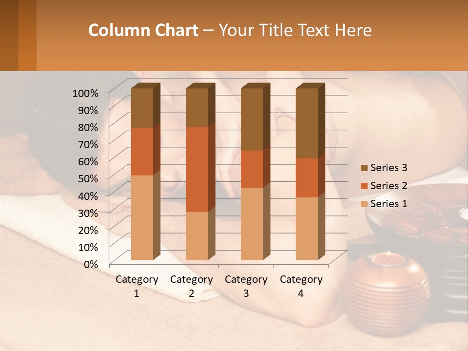 A Man Getting A Back Massage At A Spa PowerPoint Template
