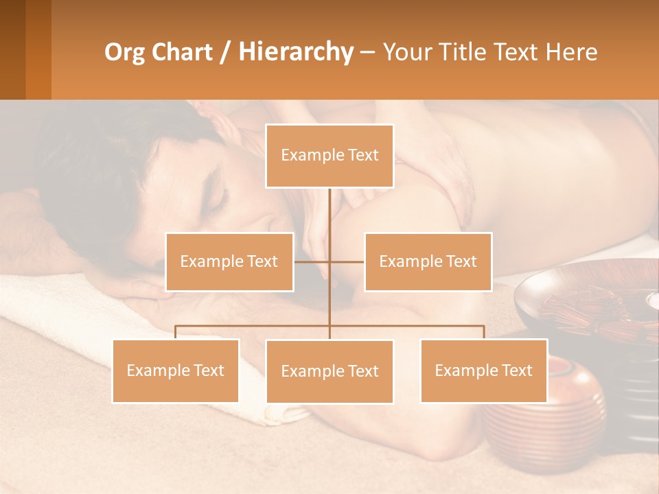 A Man Getting A Back Massage At A Spa PowerPoint Template