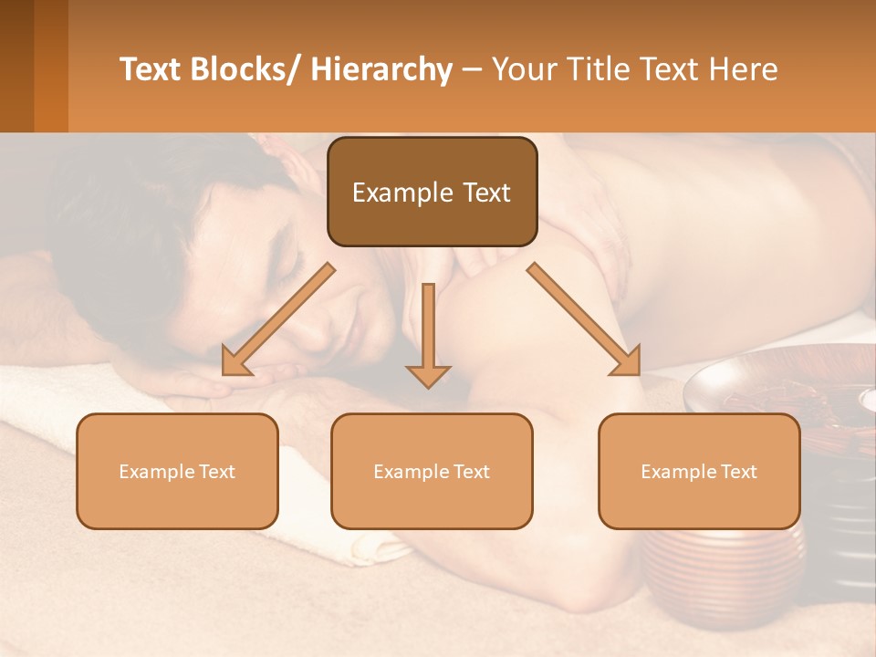 A Man Getting A Back Massage At A Spa PowerPoint Template