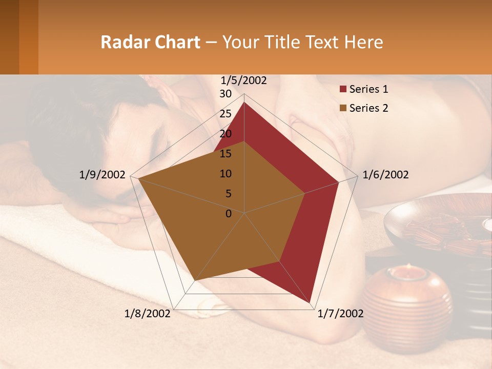 A Man Getting A Back Massage At A Spa PowerPoint Template