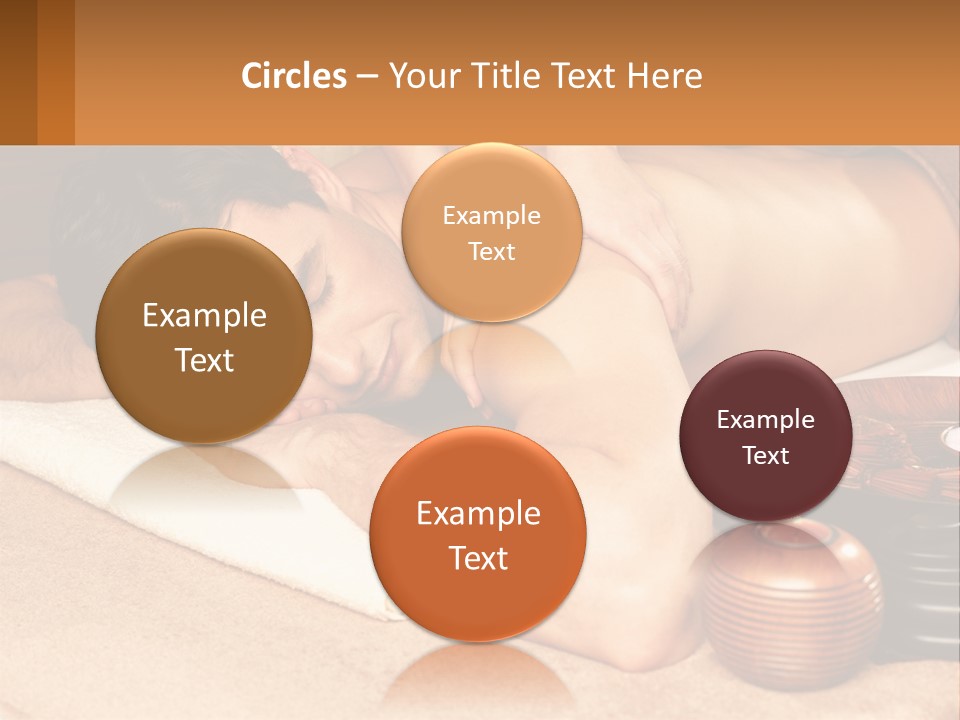 A Man Getting A Back Massage At A Spa PowerPoint Template