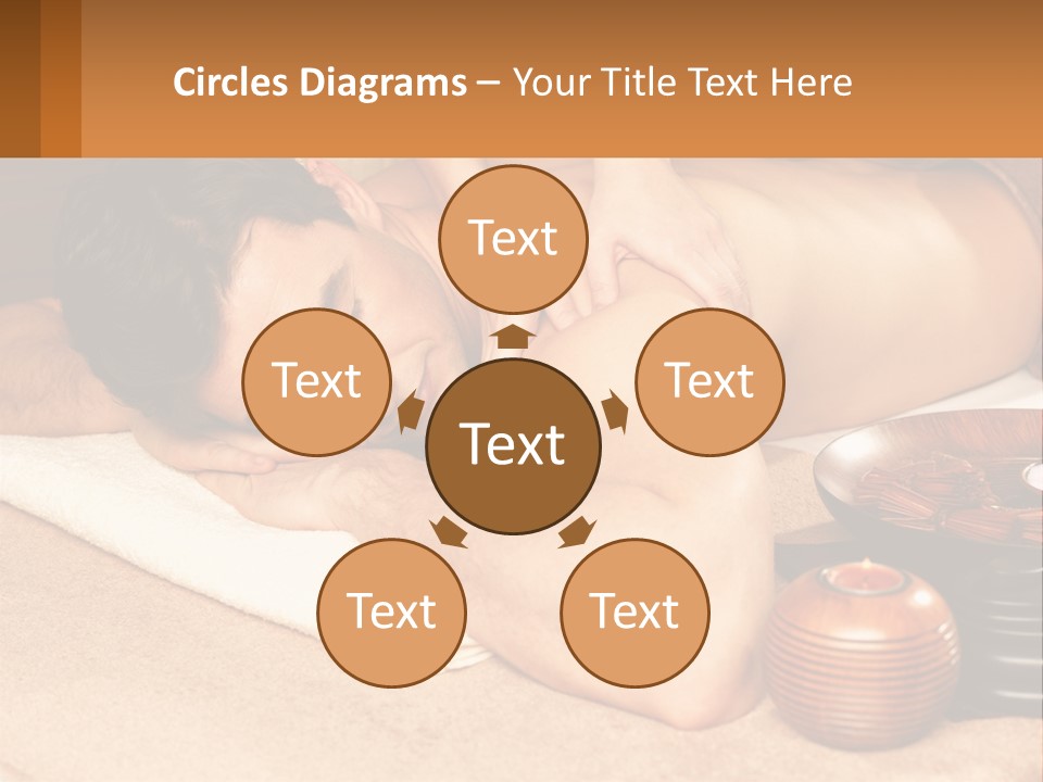 A Man Getting A Back Massage At A Spa PowerPoint Template