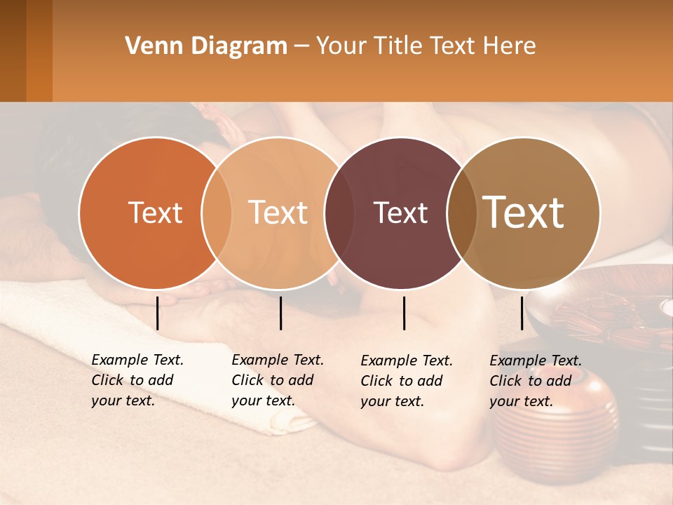 A Man Getting A Back Massage At A Spa PowerPoint Template