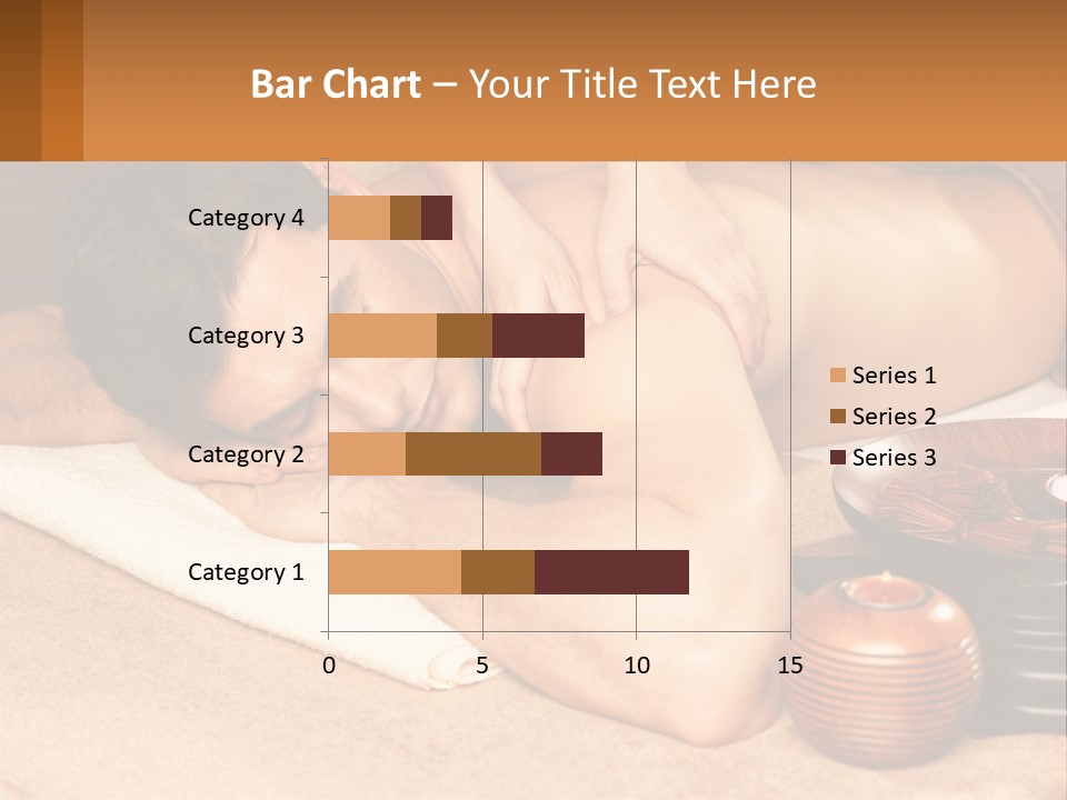 A Man Getting A Back Massage At A Spa PowerPoint Template