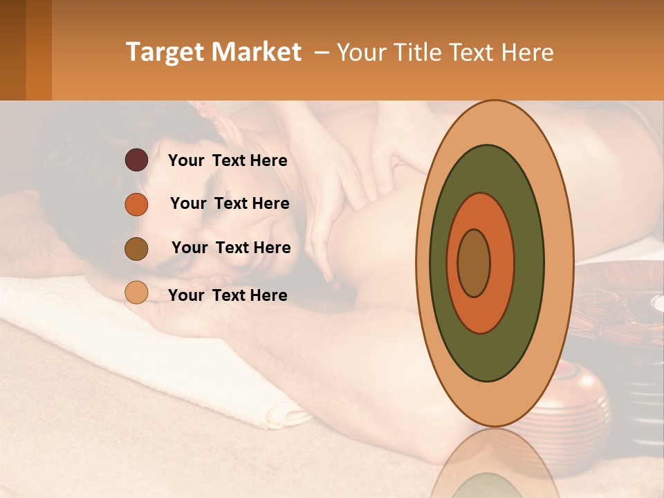 A Man Getting A Back Massage At A Spa PowerPoint Template