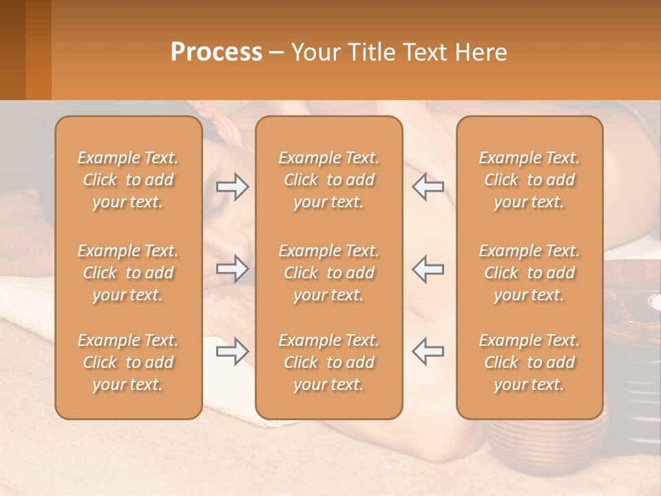 A Man Getting A Back Massage At A Spa PowerPoint Template