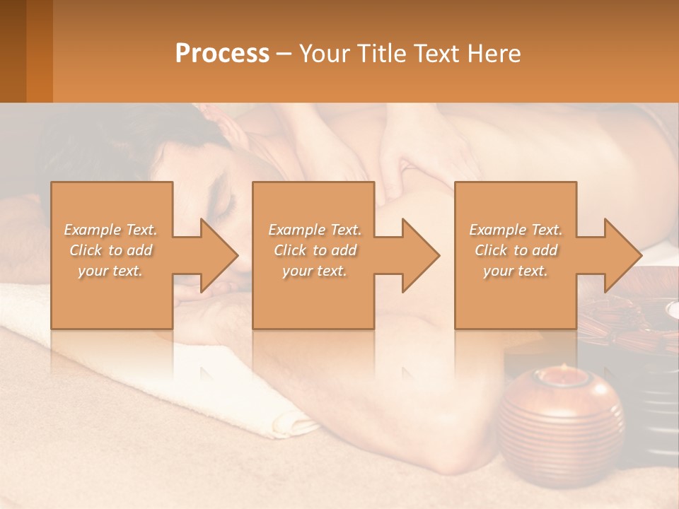 A Man Getting A Back Massage At A Spa PowerPoint Template
