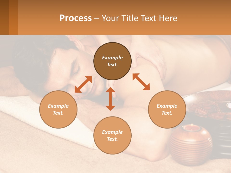A Man Getting A Back Massage At A Spa PowerPoint Template