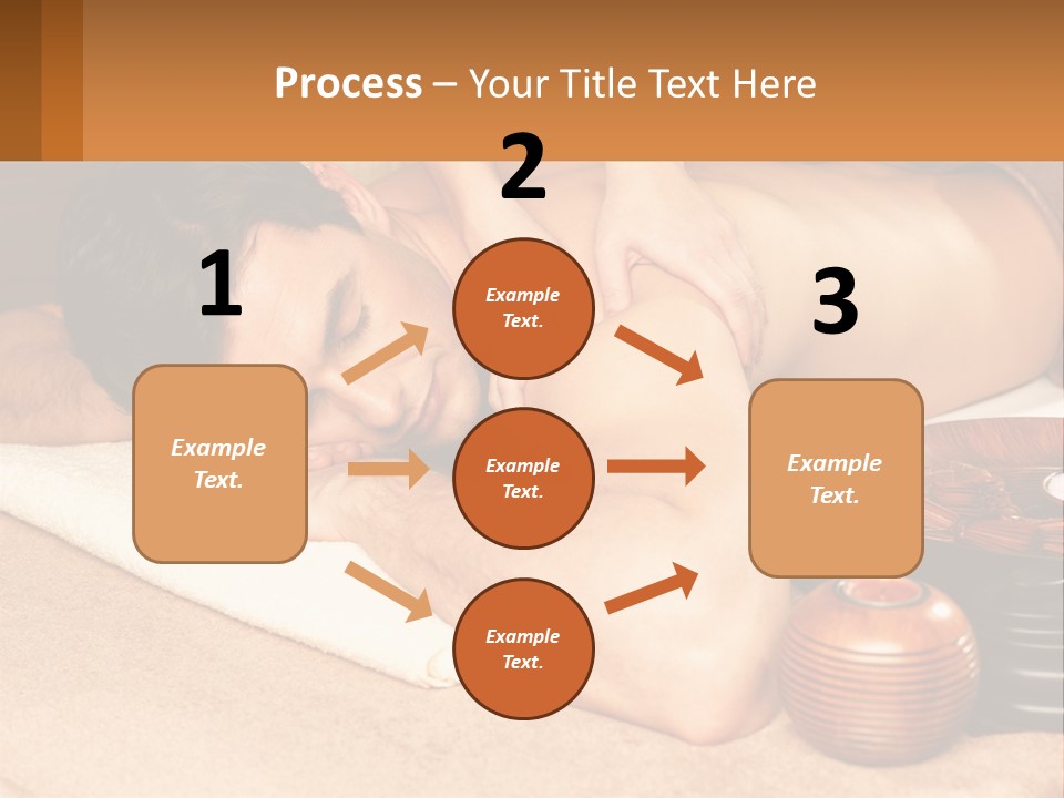 A Man Getting A Back Massage At A Spa PowerPoint Template