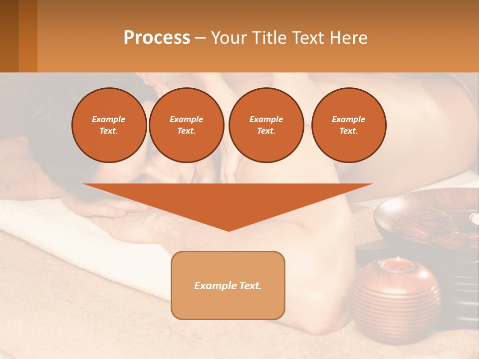 A Man Getting A Back Massage At A Spa PowerPoint Template