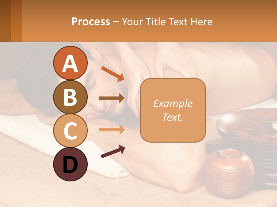 A Man Getting A Back Massage At A Spa PowerPoint Template