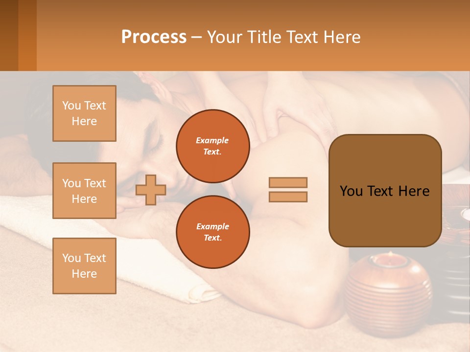 A Man Getting A Back Massage At A Spa PowerPoint Template