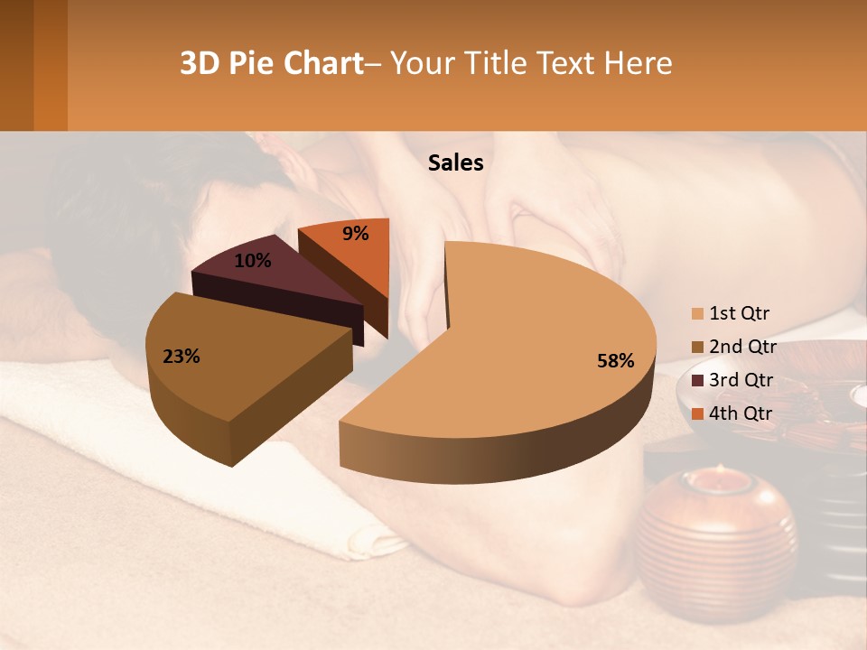 A Man Getting A Back Massage At A Spa PowerPoint Template