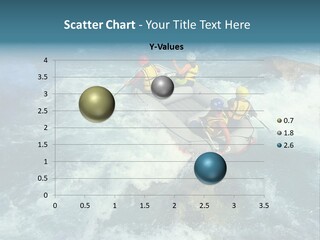 A Group Of People Riding On Top Of A Raft In A River PowerPoint Template
