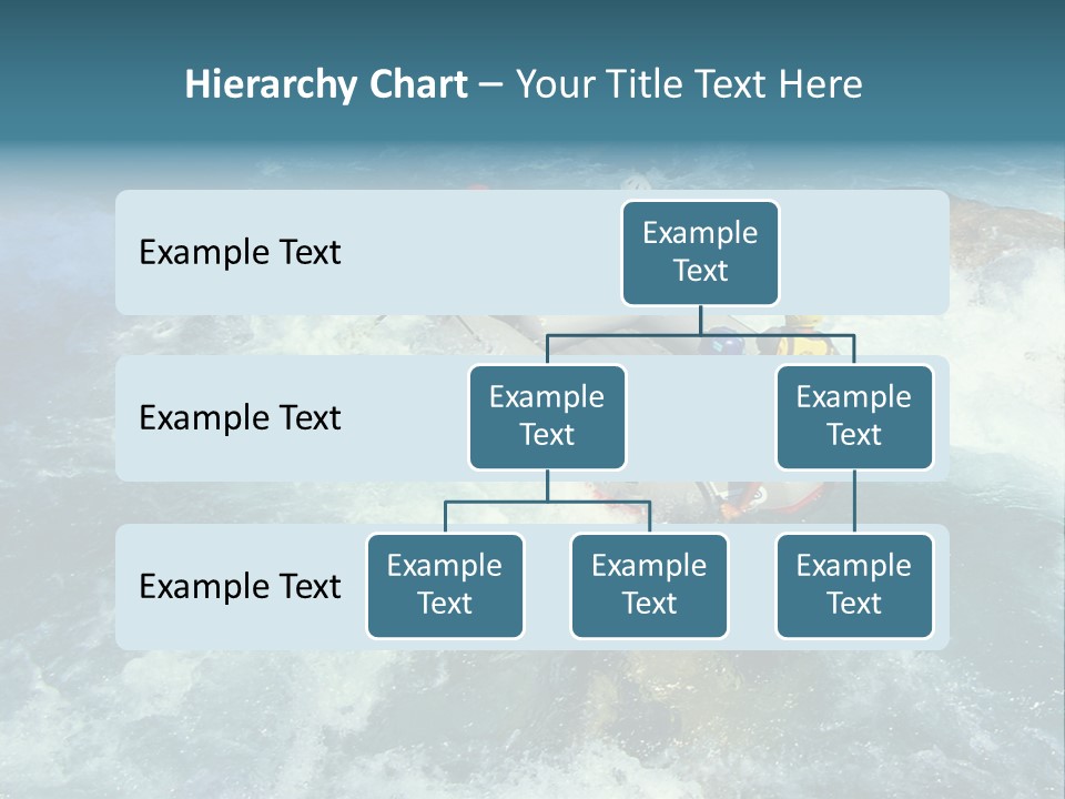 A Group Of People Riding On Top Of A Raft In A River PowerPoint Template