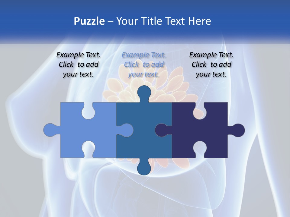 The Stomach Is Shown With A Flower On It PowerPoint Template