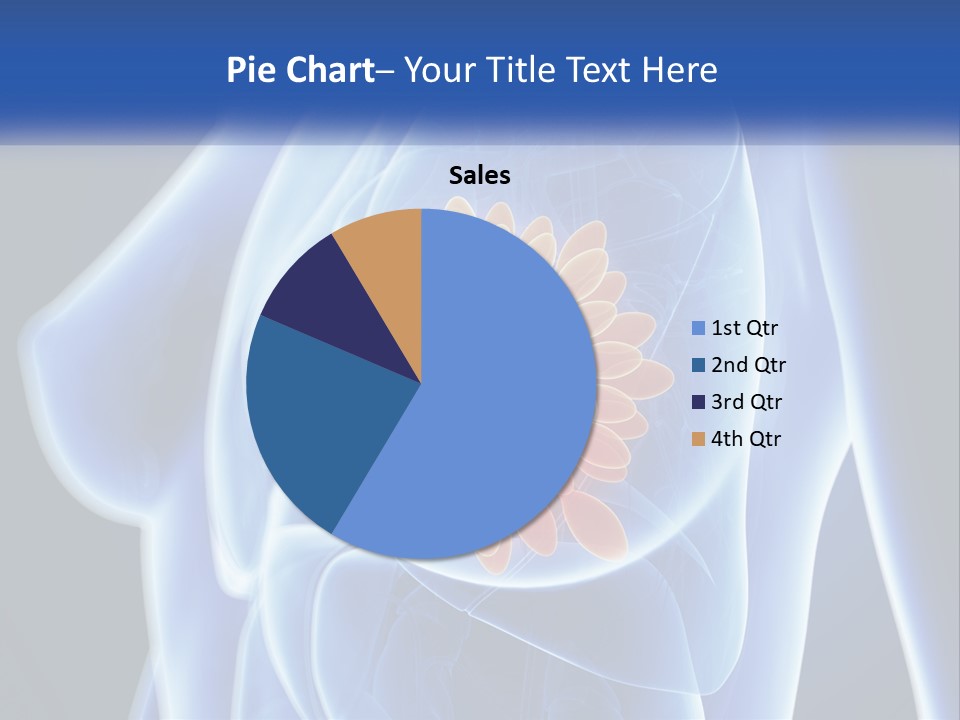 The Stomach Is Shown With A Flower On It PowerPoint Template