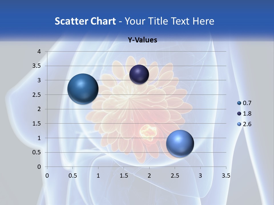 The Stomach Is Shown With A Flower On It PowerPoint Template