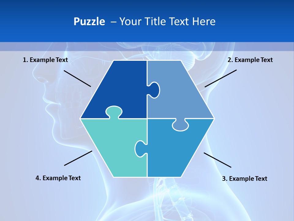 The Human Brain Powerpoint Presentation Is Shown PowerPoint Template