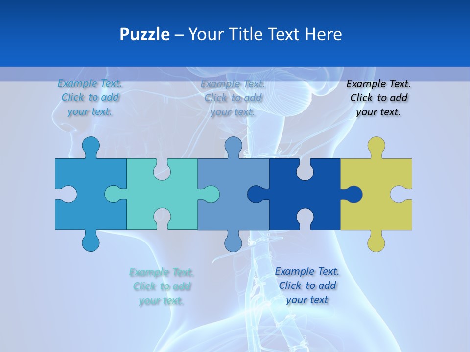 The Human Brain Powerpoint Presentation Is Shown PowerPoint Template