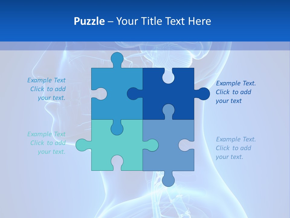 The Human Brain Powerpoint Presentation Is Shown PowerPoint Template