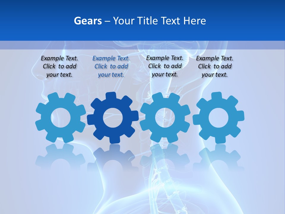 The Human Brain Powerpoint Presentation Is Shown PowerPoint Template