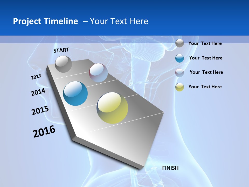 The Human Brain Powerpoint Presentation Is Shown PowerPoint Template