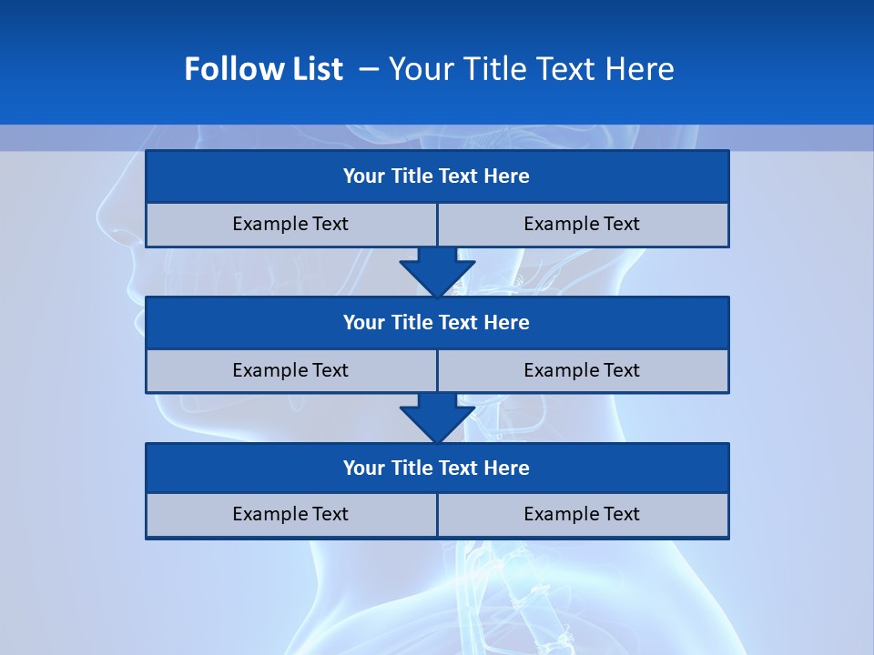 The Human Brain Powerpoint Presentation Is Shown PowerPoint Template