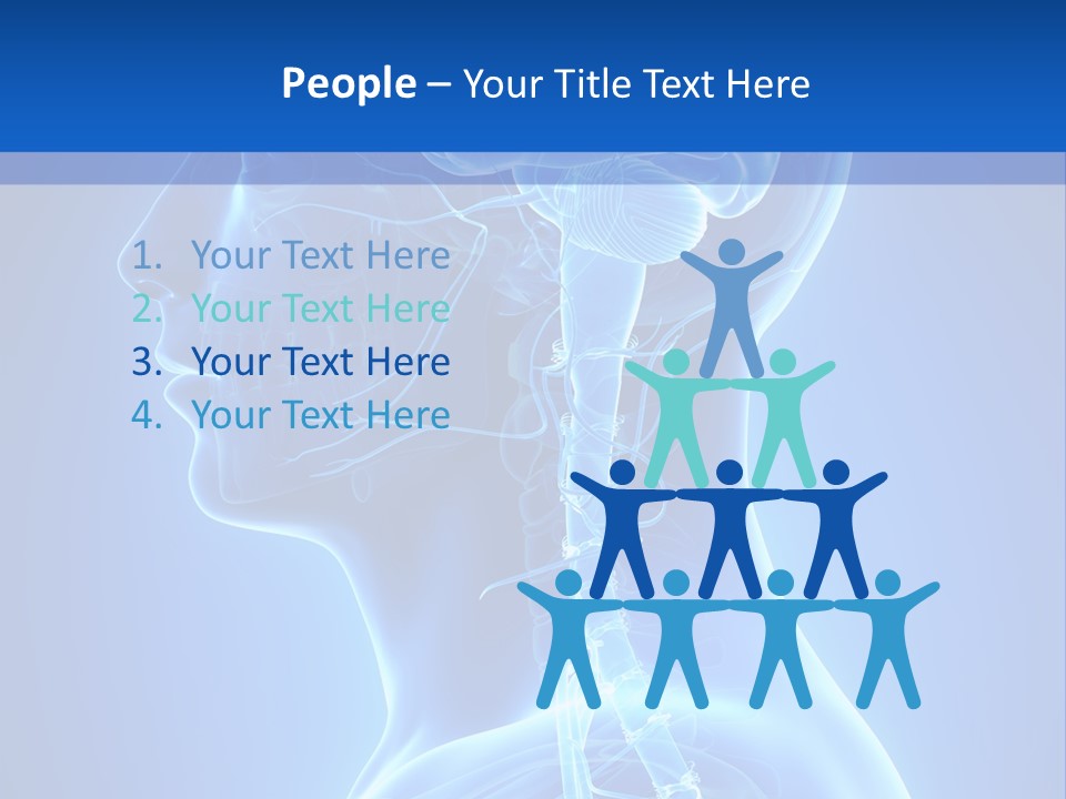 The Human Brain Powerpoint Presentation Is Shown PowerPoint Template
